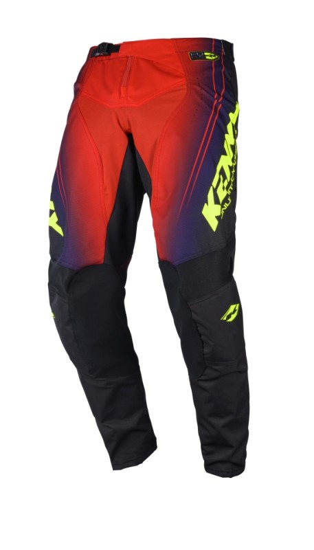 KENNY RACING SPODNIE CROSS/ENDURO TRACK KID/JUNIOR/DZECIĘCE FOCUS RED KOLOR CZERWONY ROZMIAR 24 (8 LAT) (1)