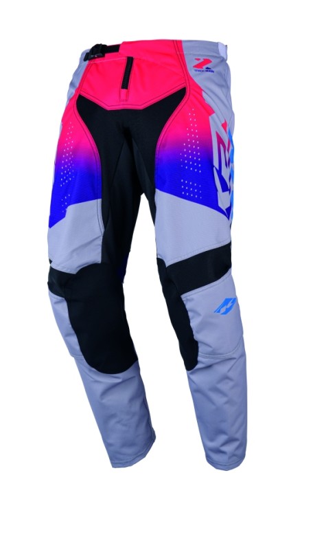 KENNY RACING SPODNIE CROSS/ENDURO TRACK KID/JUNIOR/DZECIĘCE ZOOM GREY KOLOR SZARY ROZMIAR 28 (12 LAT) (1)