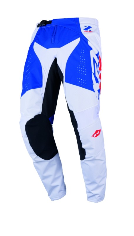 KENNY RACING SPODNIE CROSS/ENDURO TRACK KID/JUNIOR/DZECIĘCE ZOOM PATRIOT KOLOR NIEBIESKI/CZERWONY/BIAŁY ROZMIAR 22 (6 LAT) (1)