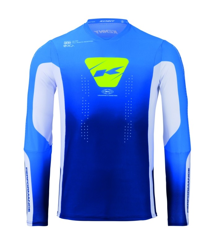 KENNY RACING KOSZULKA CROSS/ENDURO PERFORMANCE BLUE KOLOR NIEBIESKI ROZMIAR M (1)