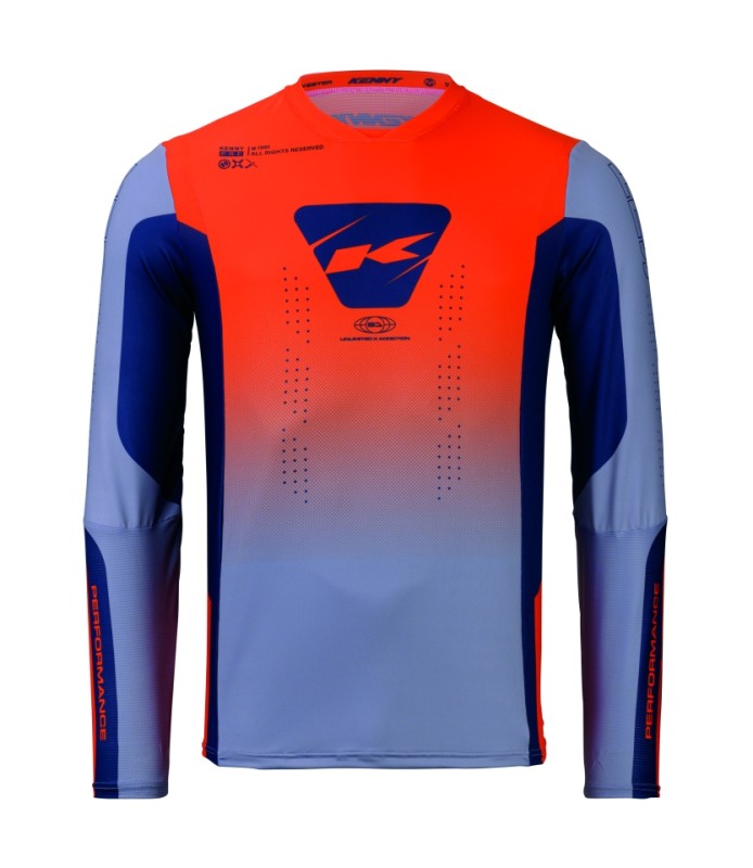 KENNY RACING KOSZULKA CROSS/ENDURO PERFORMANCE ORANGE KOLOR POMARAŃCZOWY ROZMIAR XXL (1)