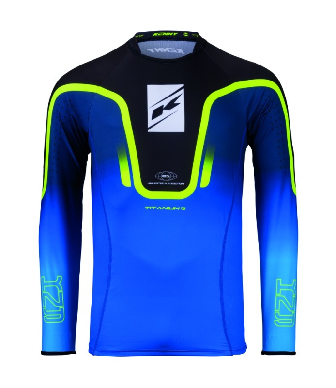 KENNY RACING KOSZULKA CROSS/ENDURO TITANIUM GRADIENT BLUE KOLOR NIEBIESKI ROZMIAR XXL (1)