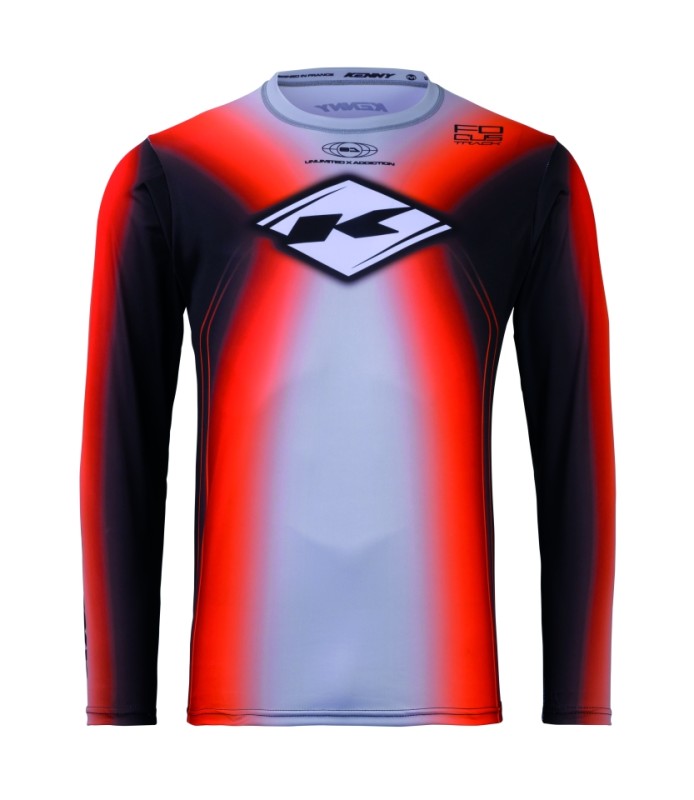 KENNY RACING KOSZULKA CROSS/ENDURO TRACK FOCUS ORANGE KOLOR POMARAŃCZOWY ROZMIAR XXXL (1)