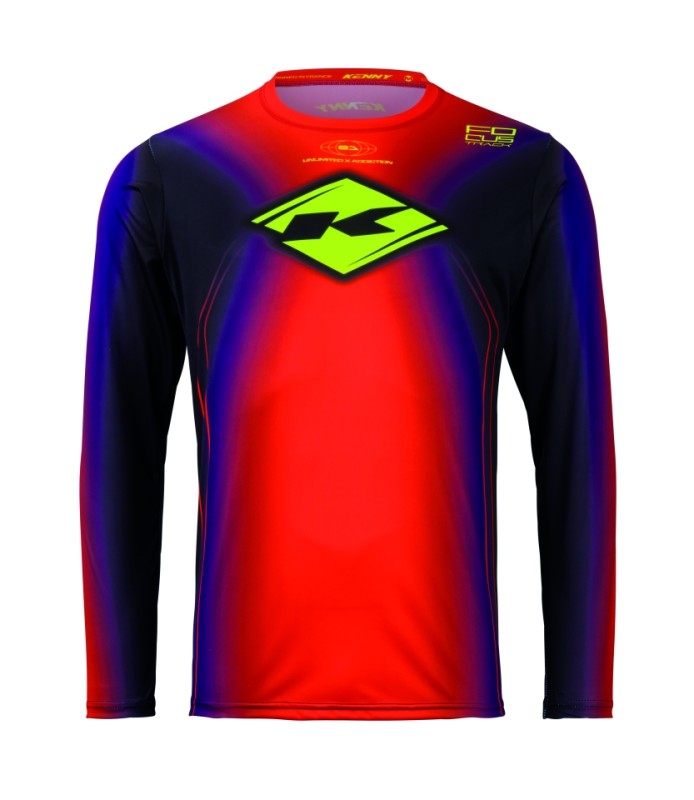 KENNY RACING KOSZULKA CROSS/ENDURO TRACK FOCUS RED KOLOR CZERWONY ROZMIAR XXXL (1)