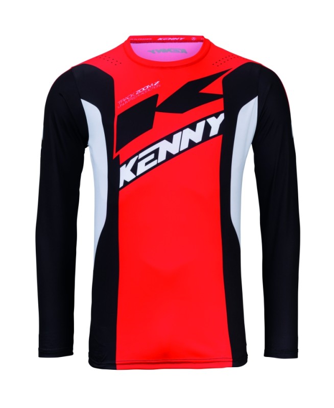KENNY RACING KOSZULKA CROSS/ENDURO TRACK ZOOM RED KOLOR CZERWONY ROZMIAR M (1)
