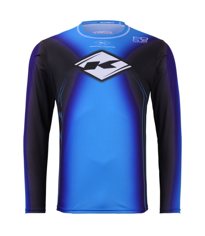 KENNY RACING KOSZULKA CROSS/ENDURO TRACK KID/JUNIOR/DZECIĘCE FOCUS BLUE KOLOR NIEBIESKI ROZMIAR XS (10/12 LAT) (1)
