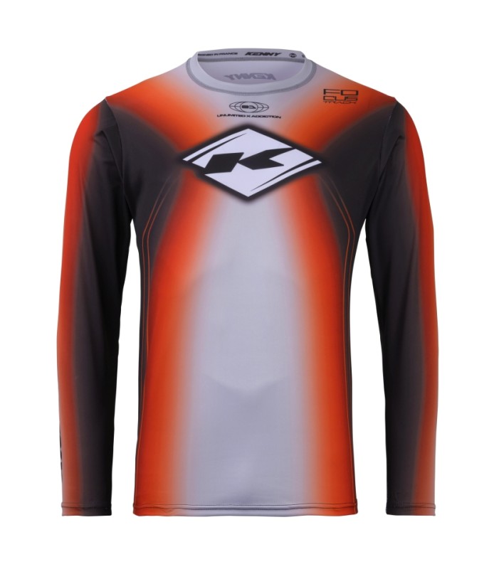 KENNY RACING KOSZULKA CROSS/ENDURO TRACK KID/JUNIOR/DZECIĘCE FOCUS ORANGE KOLOR POMARAŃCZOWY ROZMIAR XXS (7/9 LAT) (1)