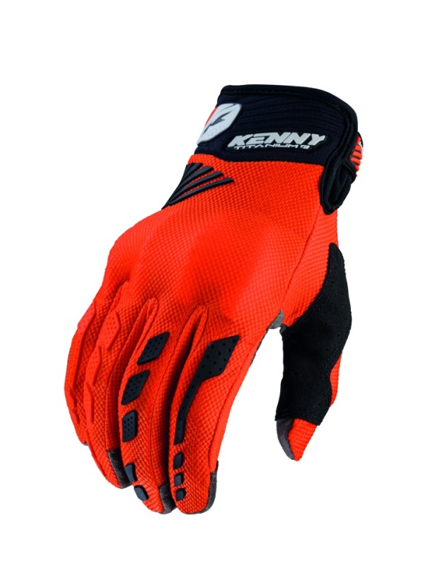 KENNY RACING RĘKAWICE D3O TITANIUM ORANGE KOLOR POMARAŃCZOWY ROZMIAR XXL (12) (1)