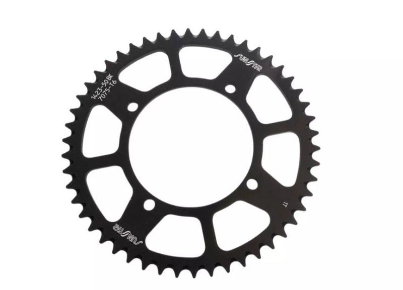 SUNSTAR ZĘBATKA TYLNA ALUMINIOWA (ERGAL) 467 52 KAWASAKI KX 80 '86-00 (ŁAŃC. 420) (46752JT) KOLOR CZARNY - OFERTA SPECJALNA (1)