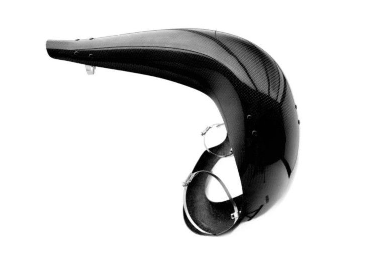 OXA FACTORY OSŁONA KARBONOWA DYFUZORA (TUBY REZONANSOWEJ) TYLKO DO DYFUZORA OXA CARBON PROTECTION ONLY FOR OXA PIPE KTM EXC 250 / 300 TBi '24-, HUSQVARNA TE 250 / 300 '24-, GAS GAS EC 250 / 300 '24-, (64050402) (1)