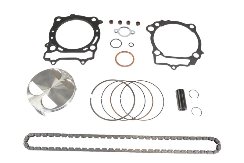 VERTEX ZESTAW NAPRAWCZY GÓRY SILNIKA SUZUKI RMZ 450 '18-'24 (STD. + 0.01MM = 95.97MM) (12.5:1) (TŁOK, USZCZELKI TOP-END, ŁAŃCUSZEK ROZRZĄDU) (2)