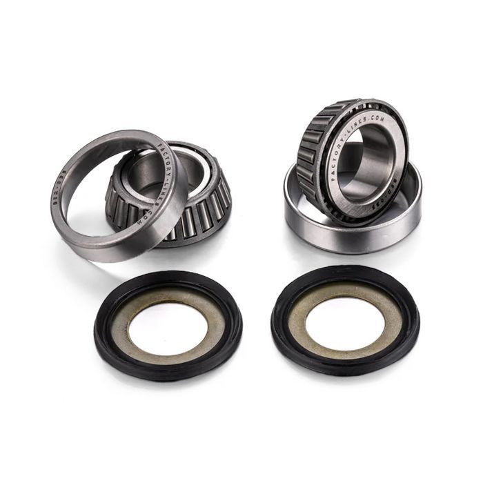 FACTORY LINKS ŁOŻYSKA GŁÓWKI RAMY Z USZCZELNIACZAMI KAWASAKI KX 65 '00-'23, KX 80 / 85 '92-'25, KX 100 '95-'21, KLX 140 '08-'22, YAMAHA YZ 65 '18-'25, YZ 85 '02-'25, WAHACZA HONDA GL 1800 '01-'17, ST 1300 PANEUROPEAN '03-'13 (22-1022) (1)