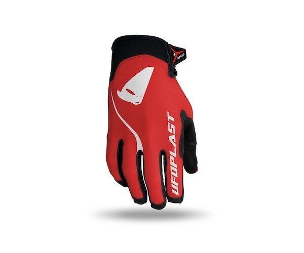 UFO RĘKAWICE SKYLINE KIDS MOTOCROSS KOLOR CZERWONY ROZMIAR S - KOLEKCJA 2025 (1)