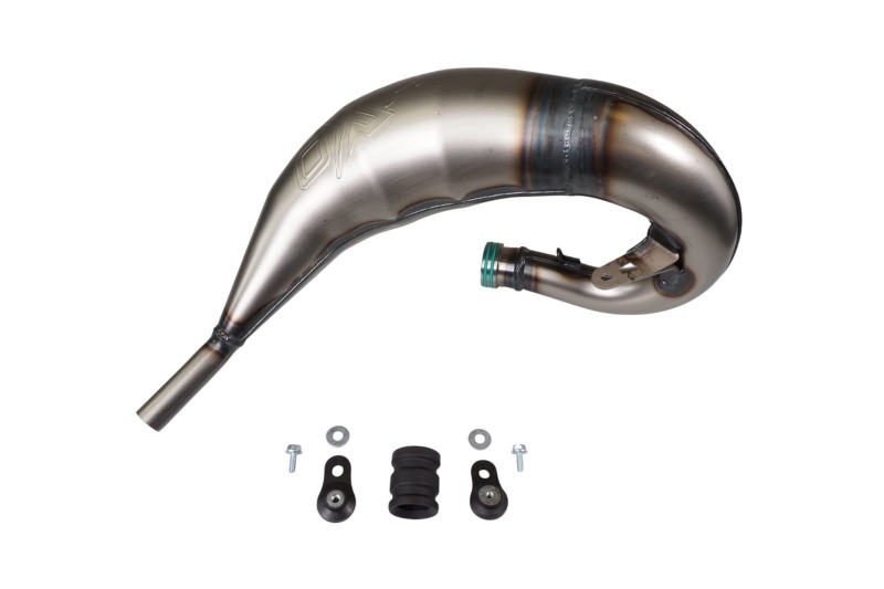 OXA FACTORY 2025/08 DYFUZOR (TUBA REZONANSOWA) FRONT EXHAUST PIPE RACING STEEL X8 KTM SX 125 '23-'25 (1)