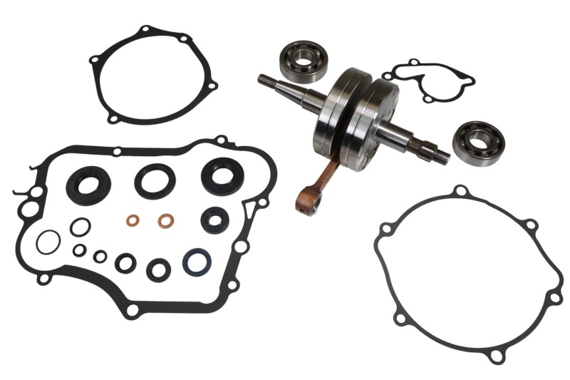 WISECO WAŁ KORBOWY YAMAHA YZ 85 '19-26 (Z ŁOŻYSKAMI I USZCZELNIACZAMI NA WAŁ ORAZ KOMPLETEM USZCZELEK NA DÓŁ SILNIKA) (1)