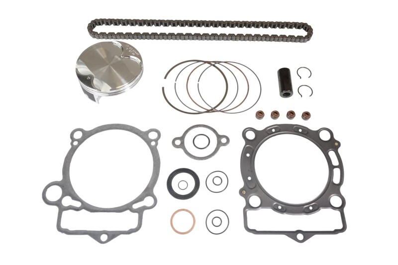 VERTEX ZESTAW NAPRAWCZY GÓRY SILNIKA KTM EXC-F 350 (EXCF350) '17-'19, HUSQVARNA FE 350 '17-'19 (STD. 87.96MM) (12.3:1) (TŁOK, USZCZELKI TOP-END, ŁAŃCUSZEK ROZRZĄDU) (1)