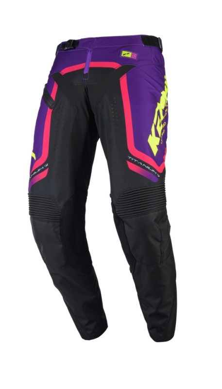 KENNY RACING SPODNIE CROSS/ENDURO TITANIUM PURPLE KOLOR FIOLETOWY ROZMIAR M (32) (1)