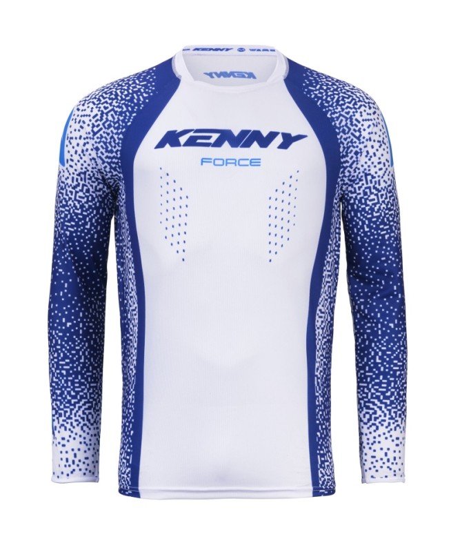 KENNY RACING KOSZULKA CROSS/ENDURO FORCE PIXEL NAVY WHITE KOLOR NIEBIESKI/BIAŁY ROZMIAR S (1)