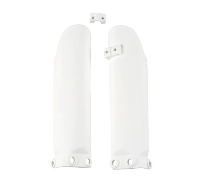 UFO OSŁONY TELESKOPÓW ( AMORTYZATORÓW ) PRZEDNICH KTM SX 65 '02-'25, HUSQVARNA TC 65 '24-'26, GAS GAS MC 65 '21-'26 KOLOR BIAŁY (1)