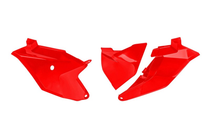 UFO BOCZKI TYLNE KTM SX 85 18-24, GAS GAS MC 85 '21-'24 KOLOR CZERWONY (1)