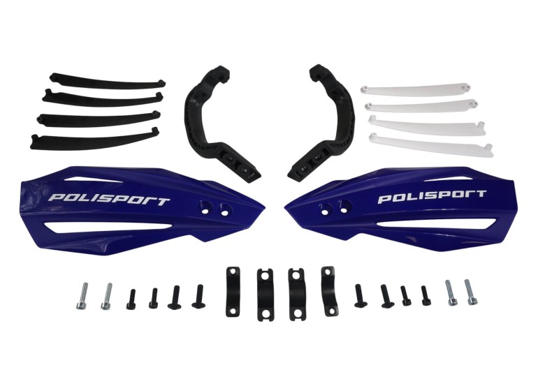 POLISPORT OFERTA SPECJALNA OSŁONY RĄK (HANDBARY) MODEL BULLIT Z UNIWERSALNYM ZESTAWEM MONTAŻOWYM 22/28 KTM KOLOR FIOLETOWY (OPAKOWANIE ZASTĘPCZE) (1)