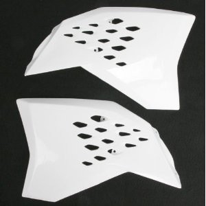 UFO OSŁONY CHŁODNICY KTM SX-SXF-EXC '09-'10 KOLOR BIAŁY = KT03095041 - WYCOFANE Z OFERTY - WYPRZEDAŻ (1)