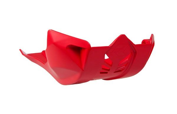 RACETECH (RTECH) OSŁONA SILNIKA Z TECHNOPOLIMERU HONDA CRF 450 L / X '19-'24, CRF 450 R / RX '17-'20, CRF 250 R / RX '18-'21 KOLOR CZERWONY (1)