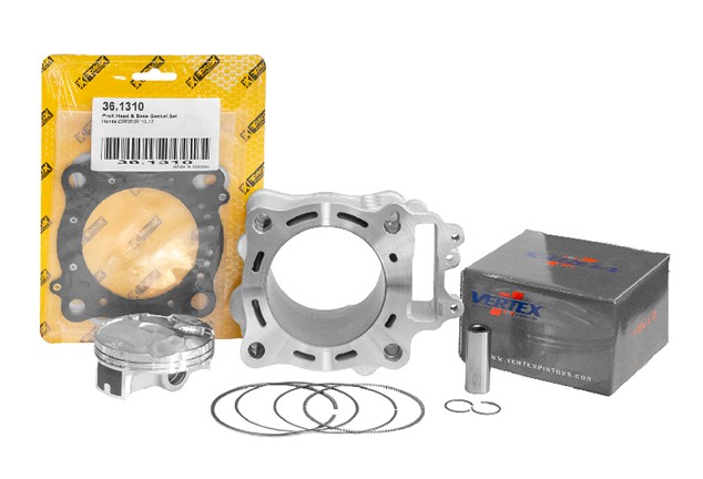 PROMX CYLINDER KOMPLETNY (CYLINDER + TŁOK VERTEX + USZCZELKI TOP-END PROX) HONDA CRF 250 R '10-'13 STANDARD 76,80 MM (1)