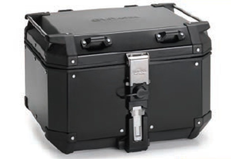 KAPPA KUFER CENTRALNY 48L MONOKEY KVG480B K'VOYAGER ALUMINIOWY KOLOR CZARNY ANODOWANY BLACK LINE (1)