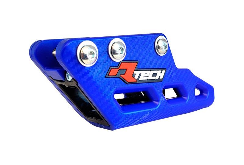 RACETECH (RTECH) PROWADNICA ŁAŃCUCHA YAMAHA YZF 450 '23-'24, FANTIC XXF 450 '23-'24 KOLOR NIEBIESKI (1)
