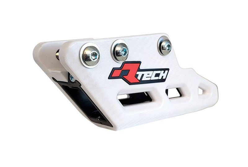RACETECH (RTECH) PROWADNICA ŁAŃCUCHA YAMAHA YZF 450 '23-'24, FANTIC XXF 450 '23-'24 KOLOR BIAŁY (1)