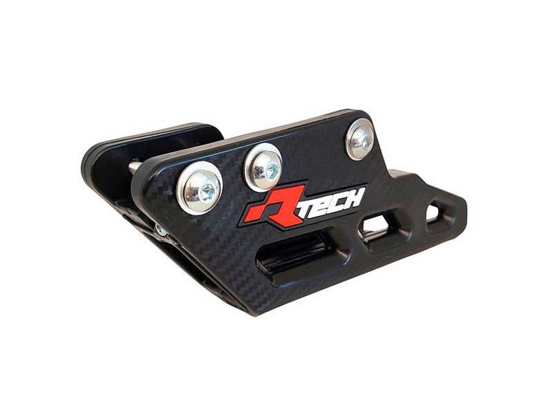 RACETECH (RTECH) 2025/12 PROWADNICA ŁAŃCUCHA HONDA CRF 250 / 450 R / RX / X / L '07-'24 KOLOR CZARNY (1)