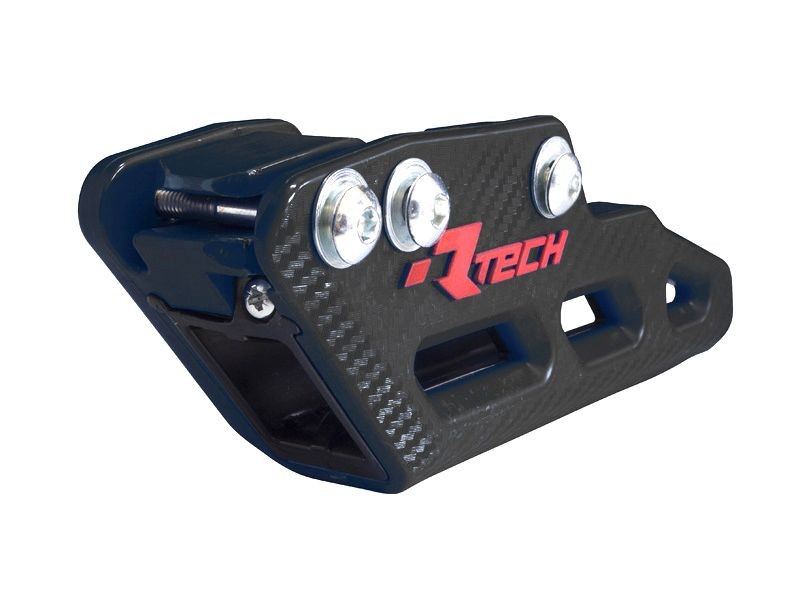 RACETECH (RTECH) 2025/12 PROWADNICA ŁAŃCUCHA TM MX / EN / SM 125 / 144 / 250 / 300 / 450 / 530 '07-'24 KOLOR CZARNY (1)