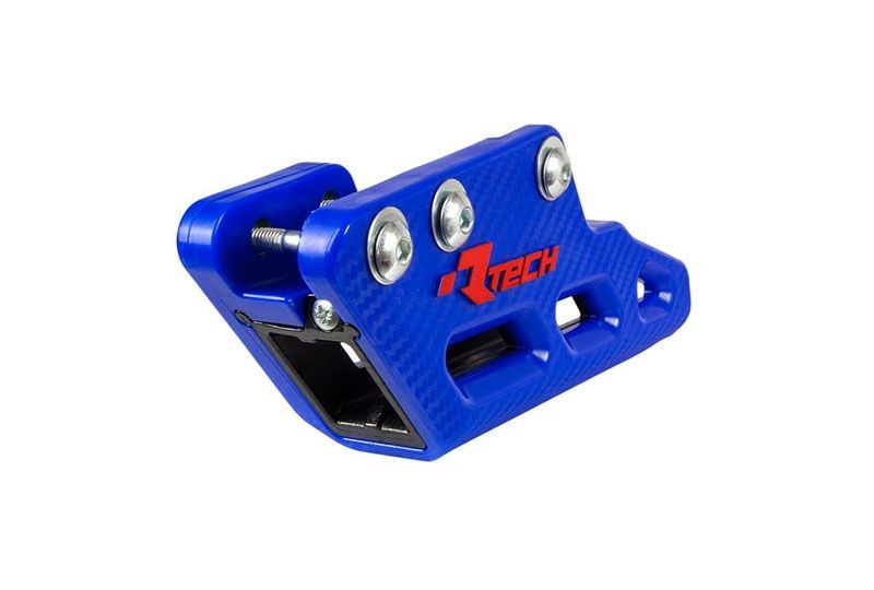 RACETECH (RTECH) 2025/12 PROWADNICA ŁAŃCUCHA YAMAHA YZ / YZF 125 / 250 / 450 '07-'23, WRF 125 / 250 / 450 '07-'23, YZ 125 / 250 / 450 X / FX '07-'23 KOLOR NIEBIESKI (1)