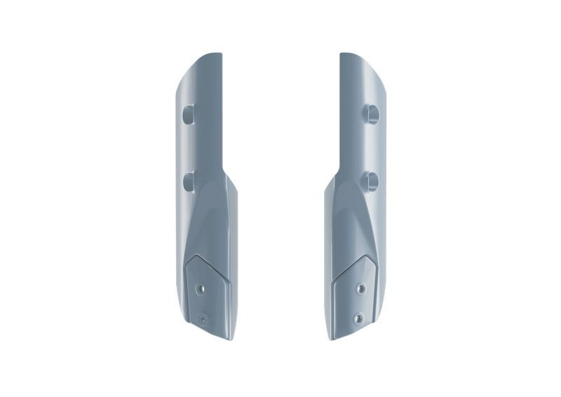 RACETECH (RTECH) 2025/12 OSŁONY TELESKOPÓW / AMORTYZATORÓW REVOLUTION KOVE X PRO / RALLY 800 '24-'25 KOLOR SZARY (1)