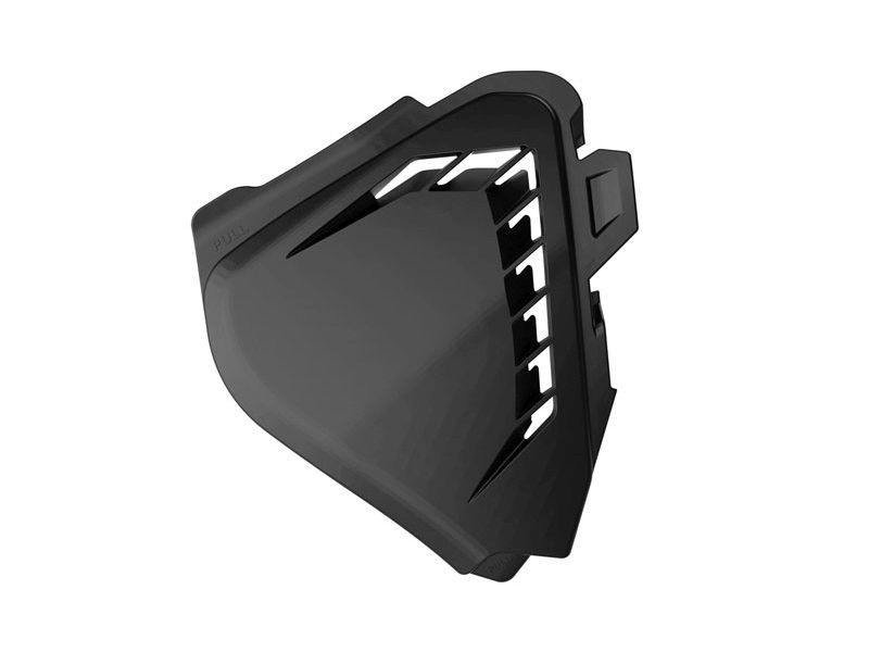 RACETECH (RTECH) 2025/12 LEWA POKRYWA FILTRA POWIETRZA (AIRBOXA) TRIUMPH TF 250 X / 450 RC '24-'25 KOLOR CZARNY (1)