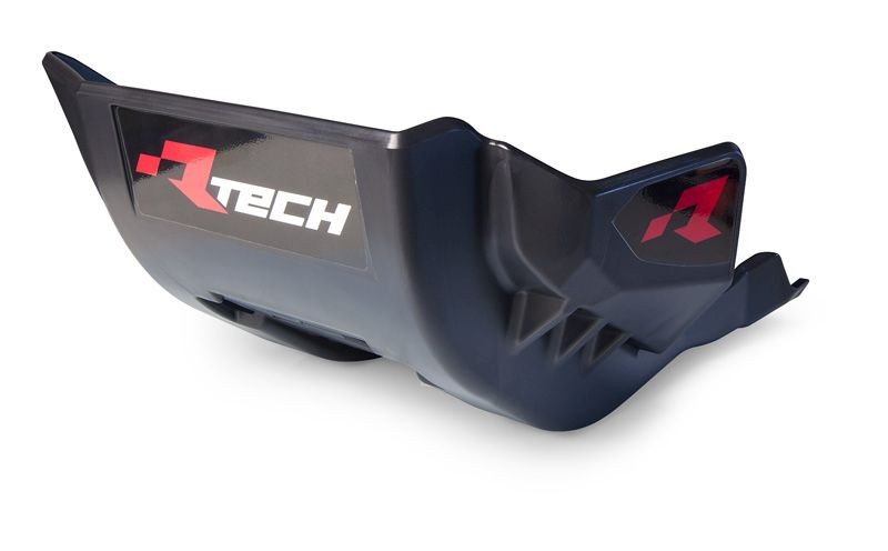 RACETECH (RTECH) 2025/12 OSŁONA SILNIKA Z TECHNOPOLIMERU HONDA CRF 450 R / RX / RWE '21-'24, CRF 250 R / RX '22-'24 KOLOR CZARNY (1)