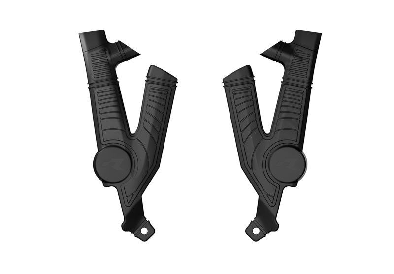 RACETECH (RTECH) 2025/12 OSŁONY RAMY (KOMPLET) BI-MATERIAL SUPER GRIP TALARIA STING MX4 / MX5 / TL4000 / TL5500 '23-'25 KOLOR CZARNY (1)