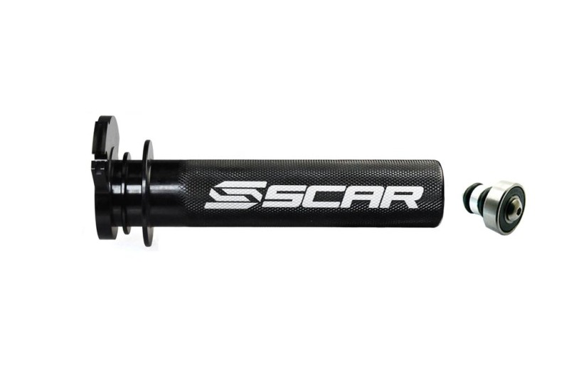 SCAR NOWY RACING ROLGAZ ALUMINIOWY Z ŁOŻYSKIEM - YZ125 / YZ250 '97-'26, YZ250X '16-'26 KOLOR CZARNY (1)