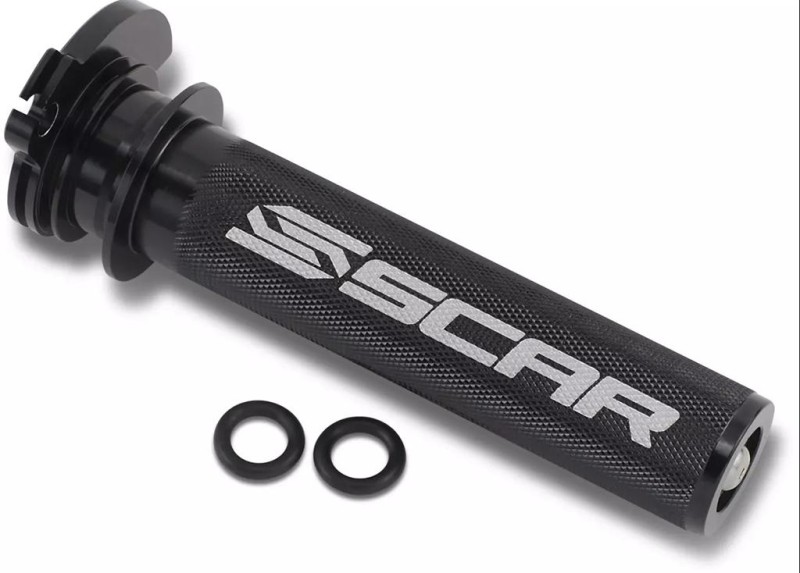 SCAR NOWY RACING ROLGAZ ALUMINIOWY Z ŁOŻYSKIEM SX 50 '12-'20, SX 65 '02-'20, HUSQVARNA TC 60/65 '17-'20 KOLOR CZARNY (1)