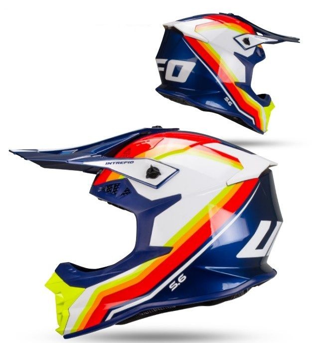 UFO KASK INTREPID CROSS KOLOR ŻÓŁTY/NIEBIESKI FLUO ROZMIAR XL ( ECE 22R06 ) - KOLEKCJA 2026 (1)