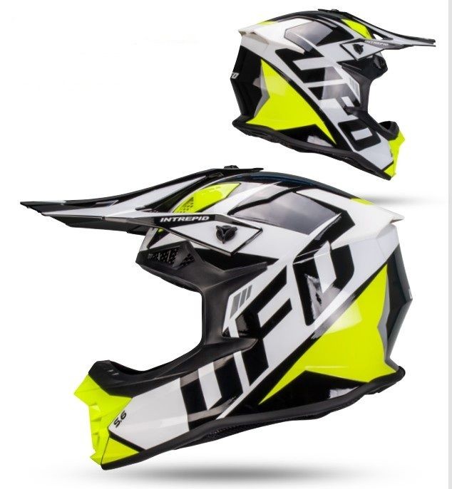 UFO KASK INTREPID CROSS KOLOR BIAŁY/CZARNY ROZMIAR M ( ECE 22R06 ) - KOLEKCJA 2026 (1)