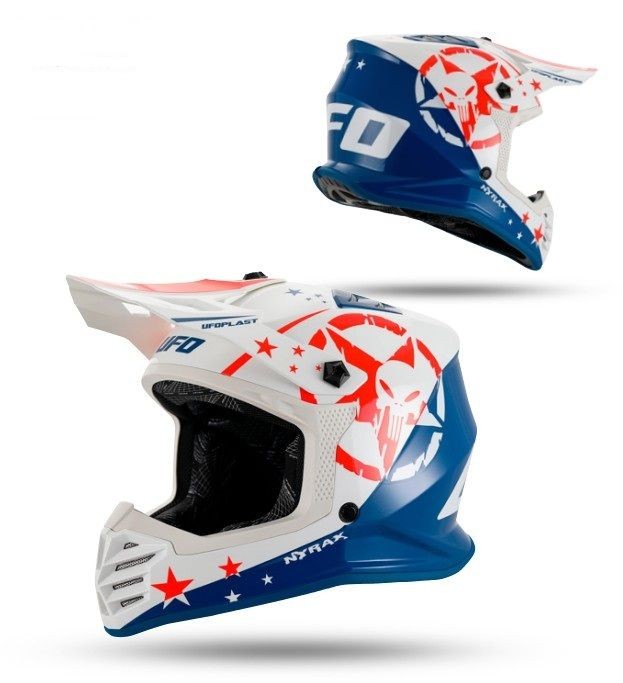 UFO KASK KOREY CROSS DZIECIĘCY / JUNIOR / KID KOLOR NIEBIESKI/BIAŁY ROZMIAR L (ECE 22R06) - KOLEKCJA 2026 (1)