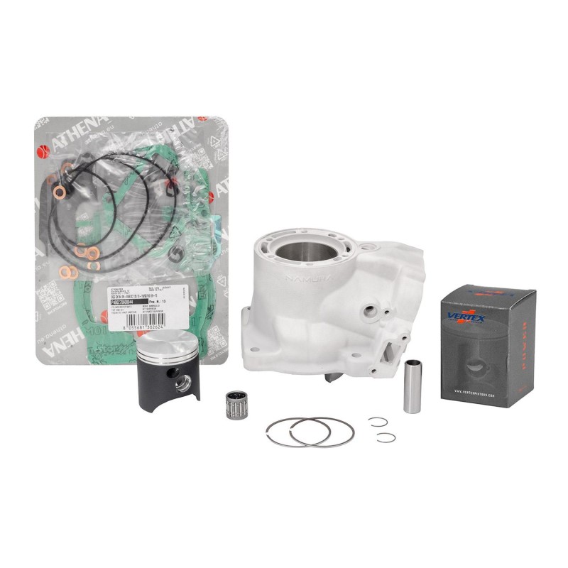 NAMURA CYLINDER KOMPLETNY KTM SX 125 2007-2015 KTM EXC125 2007-2016 , HUSQVARNA TE125 2012-2014 , HUSABERG TE125 KTM ENGINE (STD. 54 MM) (CYLINDER, TŁOK, PIERŚCIENIE, TOP-END) NICASIL (1)