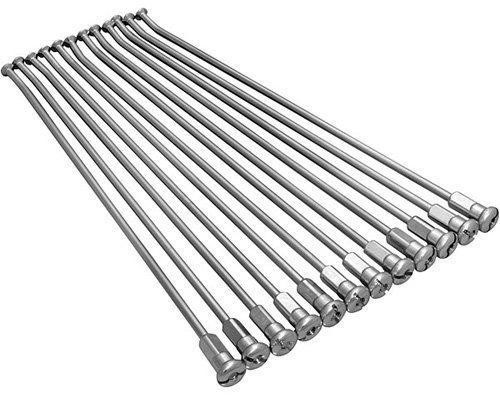 HAAN WHEELS SZPRYCHY WZMOCNIONE Z NYPLAMI (KOMPLET) TYŁ 19 CALI SUZUKI RMZ 250 '07-'19, RMZ 450 '05-'19 KOLOR SREBRNY (1)