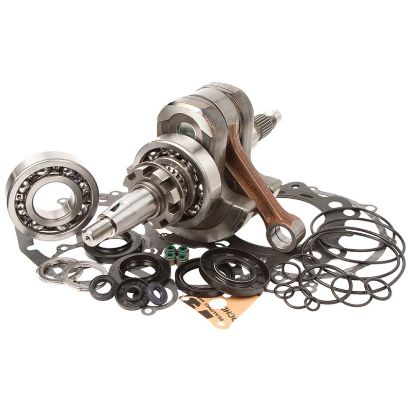 HOT RODS ZESTAW NAPRAWCZY DOŁU SILNIKA YAMAHA GRIZZLY 700 07-13, RHINO 700 08-13 WAŁ KORBOWY STROKER +5MM = 727CCM, ŁOŻYSKA, USZCZELNIACZE, USZCZELKI (1)