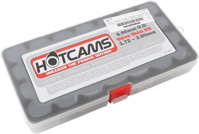 HOT CAMS PŁYTKI ZAWOROWE ZESTAW 8.90MM OD 1.72 DO 2.60 CO 0,05MM KTM (1)
