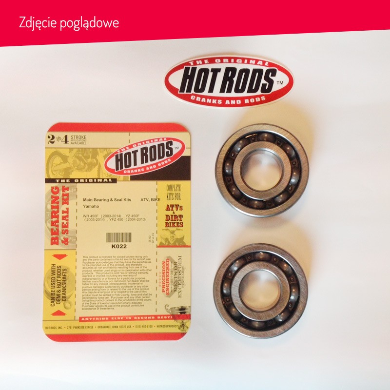 HOT RODS ŁOŻYSKA WAŁU KORBOWEGO SUZUKI RMZ 250 (07-09) (1)