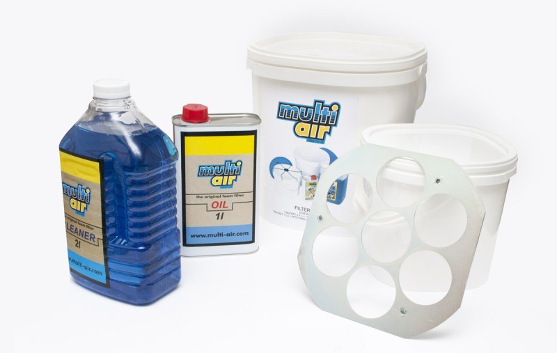 MULTI AIR ZESTAW PŁYNY (OLEJE) DO CZYSZCZENIA / MYCIA / NASĄCZANIA FILTRÓW POWIETRZA (AKC) (1)
