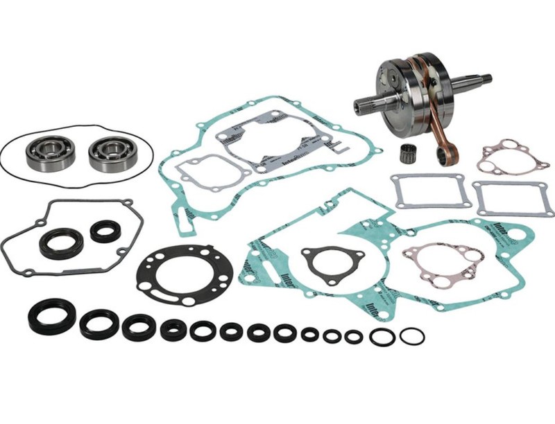 HOT RODS ZESTAW NAPRAWCZY DOŁU SILNIKA HONDA CR 125R '00, (WAŁ KORBOWY, ŁOŻYSKA, USZCZELNIACZE, USZCZELKI) (1)